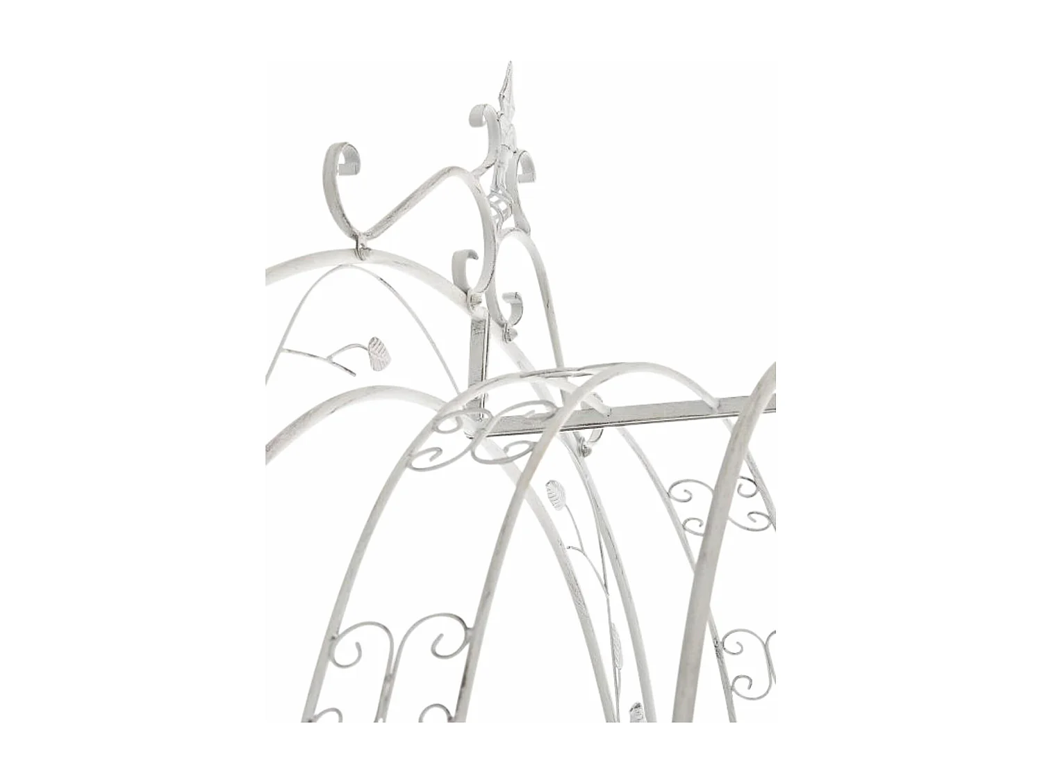 Arche à rosiers - Métal & Métal - Blanc antique - Grenada