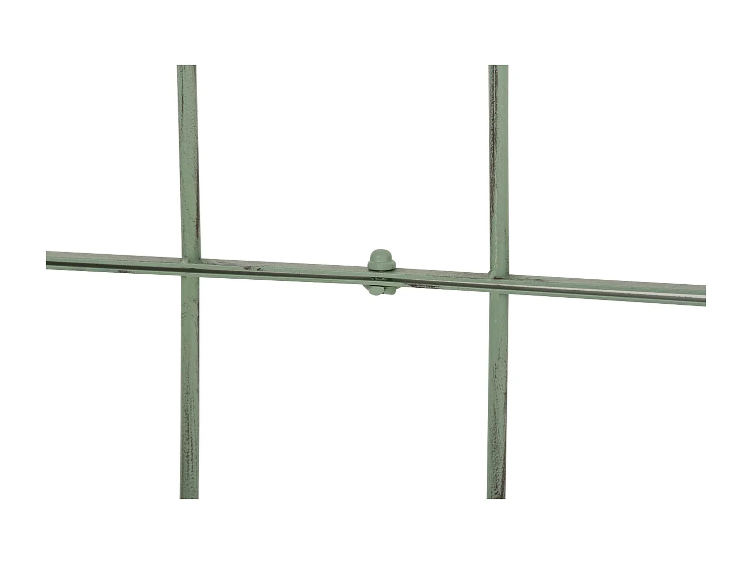 Metalowa Krata Zielona Antyczna Paula 170x86 cm Styl Wiejski Rustykalny