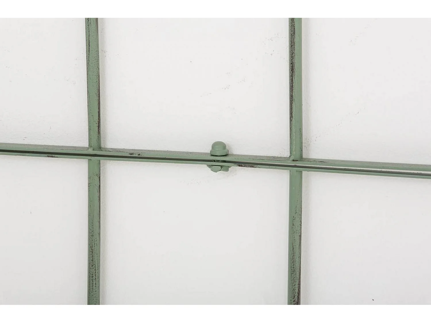 Metalowa Krata Zielona Antyczna Paula 170x86 cm Styl Wiejski Rustykalny