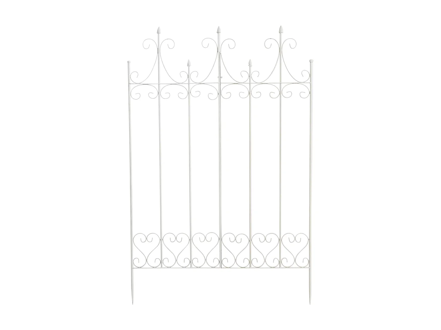 Treillis - Métal - Blanc - Flieder