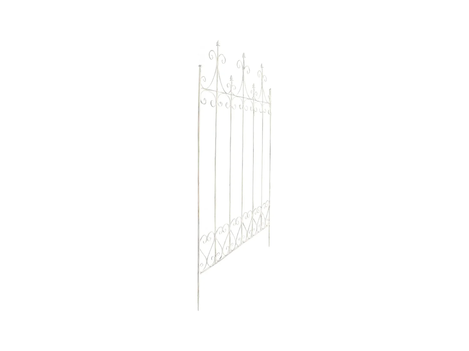 Treillis - Métal - Blanc antique - Flieder