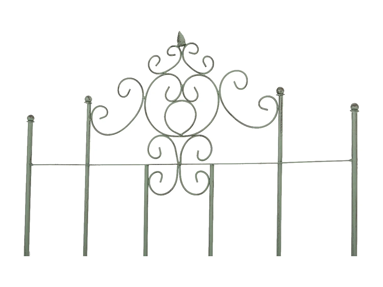 Lot de 2  Treillis - Métal & Métal - Vert antique - Paula