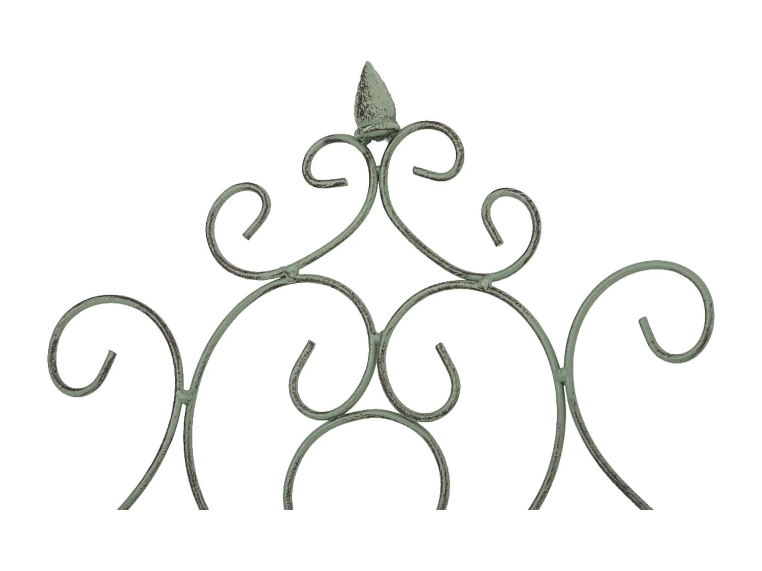 Lot de 2  Treillis - Métal & Métal - Vert antique - Paula