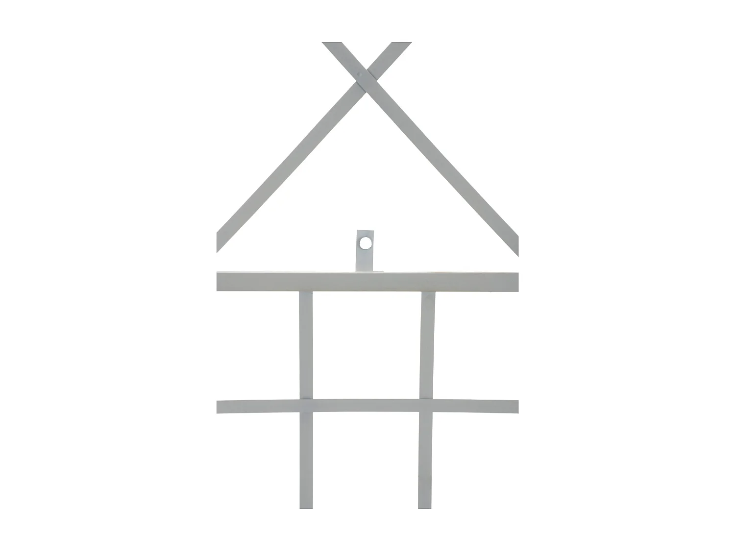 Lot de 2  Treillis - Métal & Métal - Blanc - Trigo