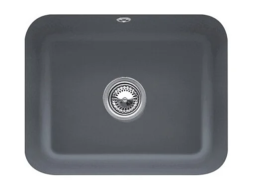 Evier 1 bac VILLEROY ET BOCH Cisterna 60C Graphite CeramicPlus avec vidage auto