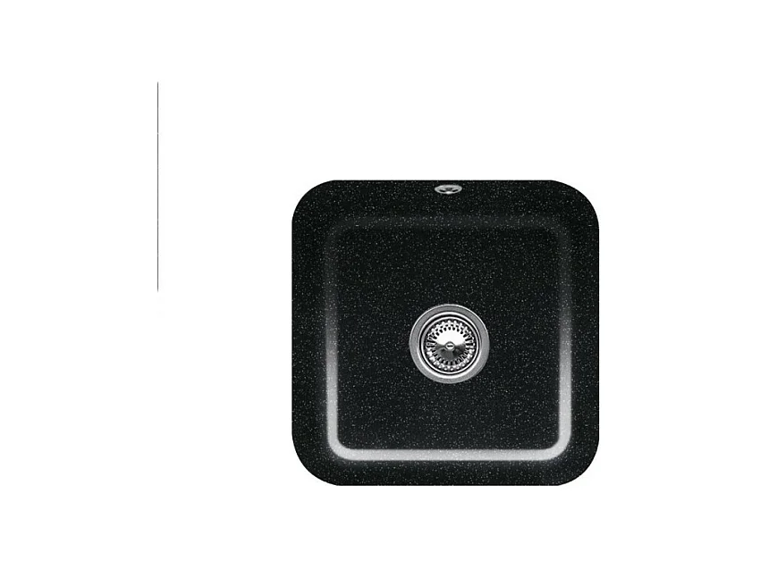 Evier 1 bac VILLEROY ET BOCH Cisterna 50 Chromite CeramicPlus