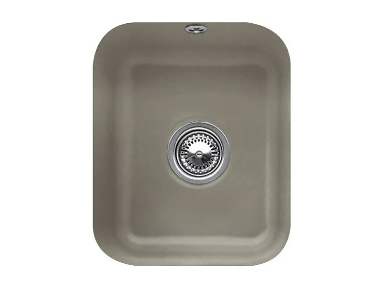 Evier 1 bac VILLEROY ET BOCH Cisterna 45 Timber CeramicPlus avec vidage automatique