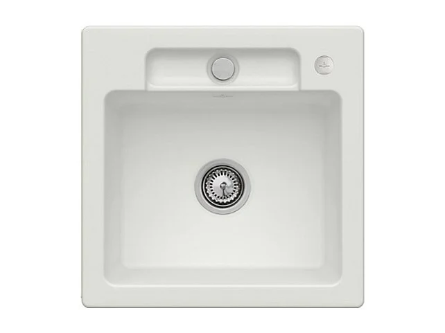 Evier 1 bac VILLEROY ET BOCH Siluet 50 S Steam CeramicPlus