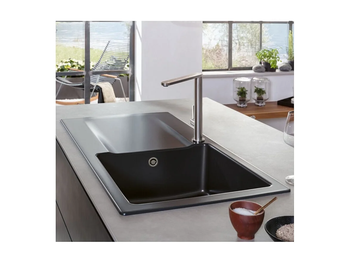 Evier VILLEROY ET BOCH Siluet 60 Steam CeramicPlus