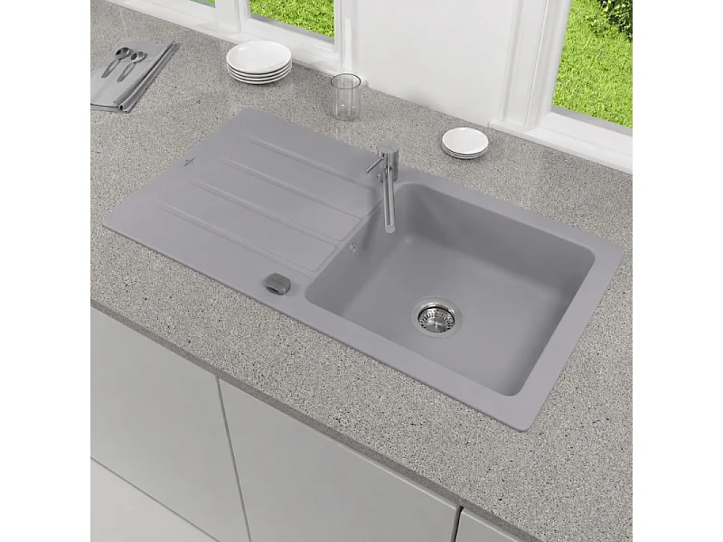 Evier 100x 51 cm VILLEROY ET BOCH Architectura 60 Fossile