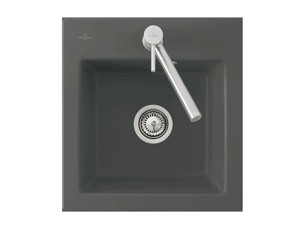 Evier VILLEROY ET BOCH Subway 45 XS Gris fossile