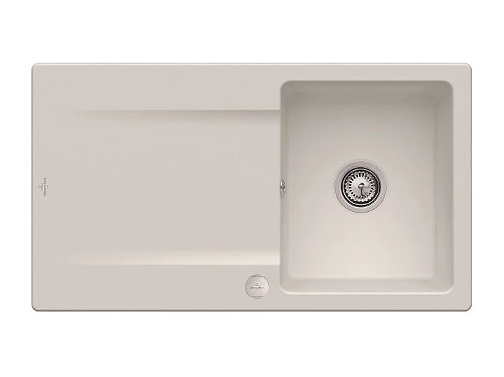 Evier 1 bac VILLEROY ET BOCH Siluet 50 Steam CeramicPlus