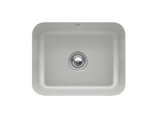 Evier 1 bac VILLEROY ET BOCH Cisterna 60C Fossile CeramicPlus avec vidage auto