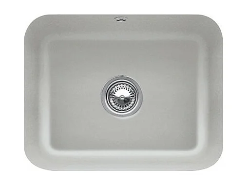 Evier 1 bac VILLEROY ET BOCH Cisterna 60C Fossile CeramicPlus avec vidage auto