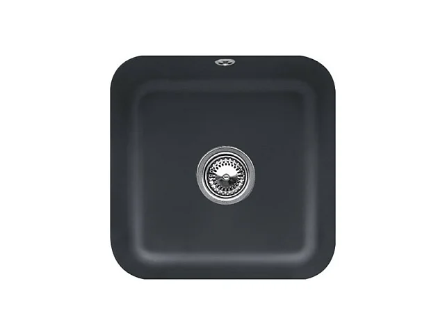 Evier 1 bac VILLEROY ET BOCH Cisterna 50 Graphite CeramicPlus avec vidage automatique
