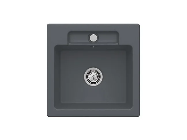 Evier 1 bac VILLEROY ET BOCH Siluet 50 S Graphite CeramicPlus