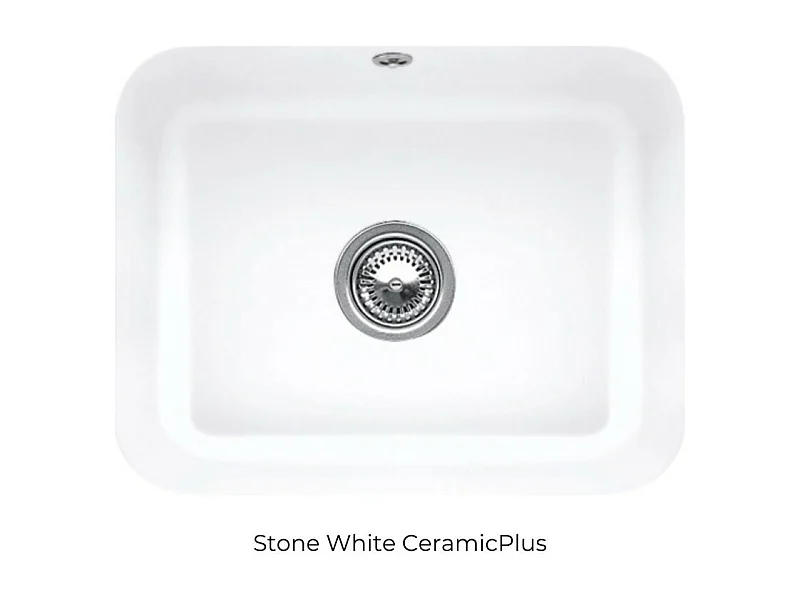 Evier 1 bac VILLEROY ET BOCH Cisterna 60C Stone White CeramicPlus