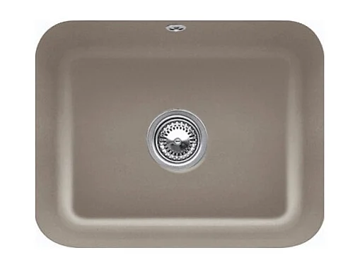 Evier 1 bac VILLEROY ET BOCH Cisterna 60C Timber CeramicPlus avec vidage auto