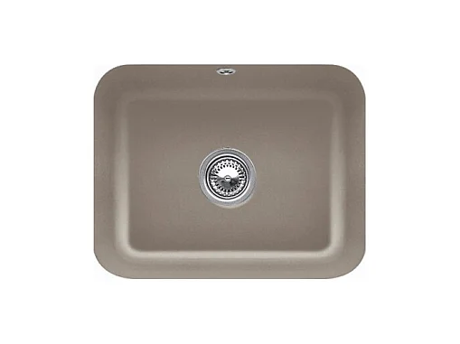 Evier 1 bac VILLEROY ET BOCH Cisterna 60C Timber CeramicPlus avec vidage auto