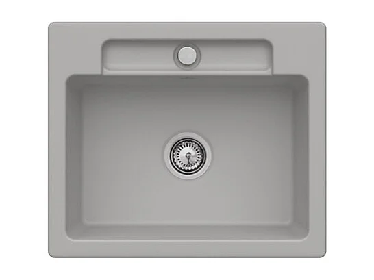 Evier 1 bac VILLEROY ET BOCH Siluet 60 S Fossile CeramicPlus