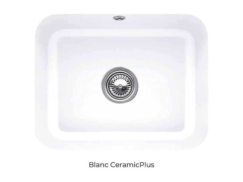 Evier 1 bac VILLEROY ET BOCH Cisterna 60C Blanc CeramicPlus