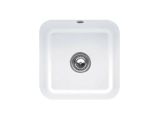Evier 1 bac VILLEROY ET BOCH Cisterna 50 Blanc CeramicPlus avec vidage manuel