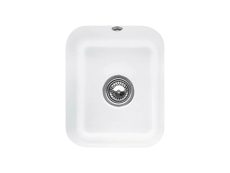 Evier 1 bac VILLEROY ET BOCH Cisterna 45 Stone White CeramicPlus avec vidage manuel