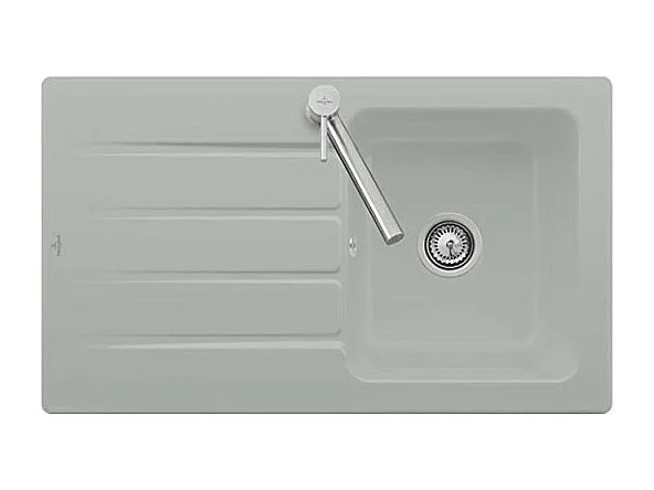 Evier 86 x 51 cm VILLEROY ET BOCH Architectura 50 Fossile vidage automatique inclus