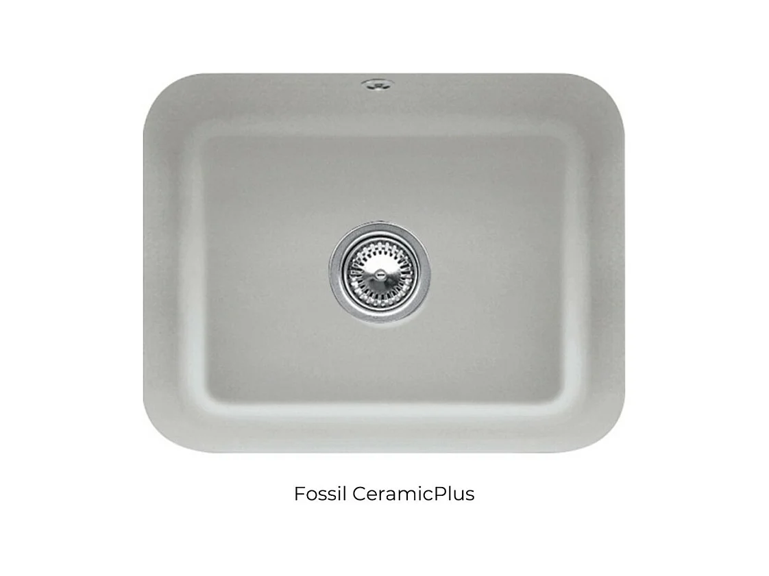 Evier 1 bac VILLEROY ET BOCH Cisterna 60C Fossile CeramicPlus