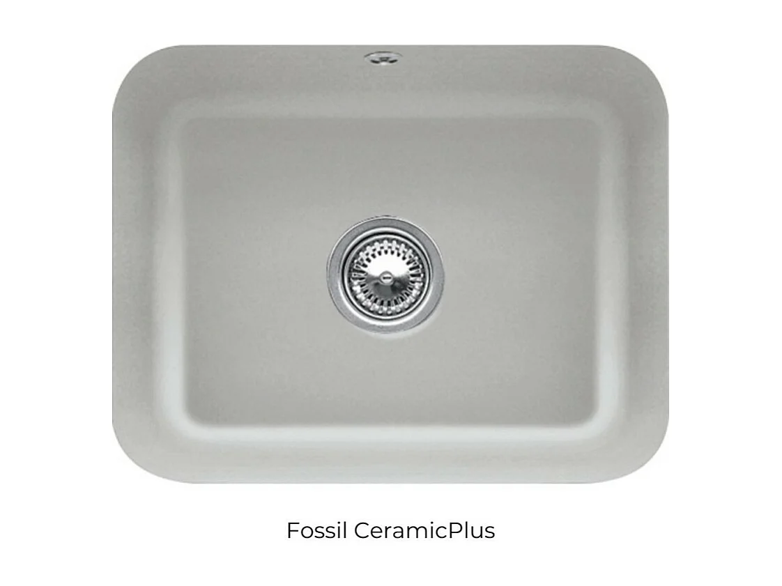 Evier 1 bac VILLEROY ET BOCH Cisterna 60C Fossile CeramicPlus