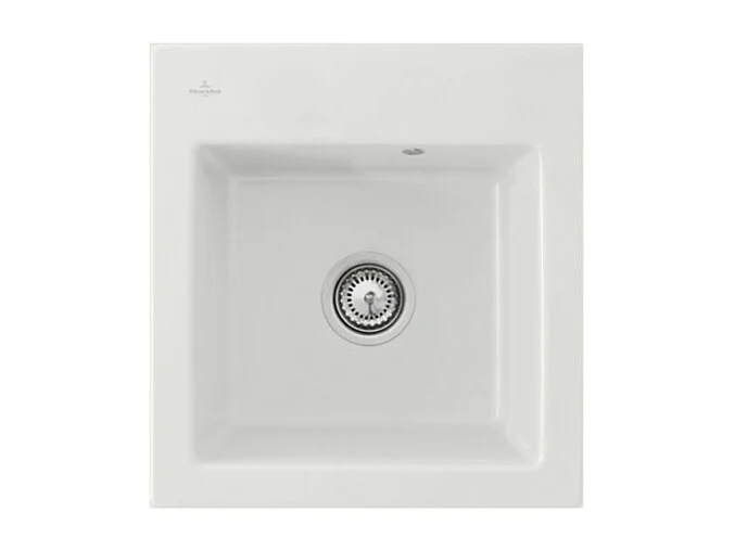 Evier VILLEROY ET BOCH Subway 45 XS Gris steam  - avec Vidage automatique