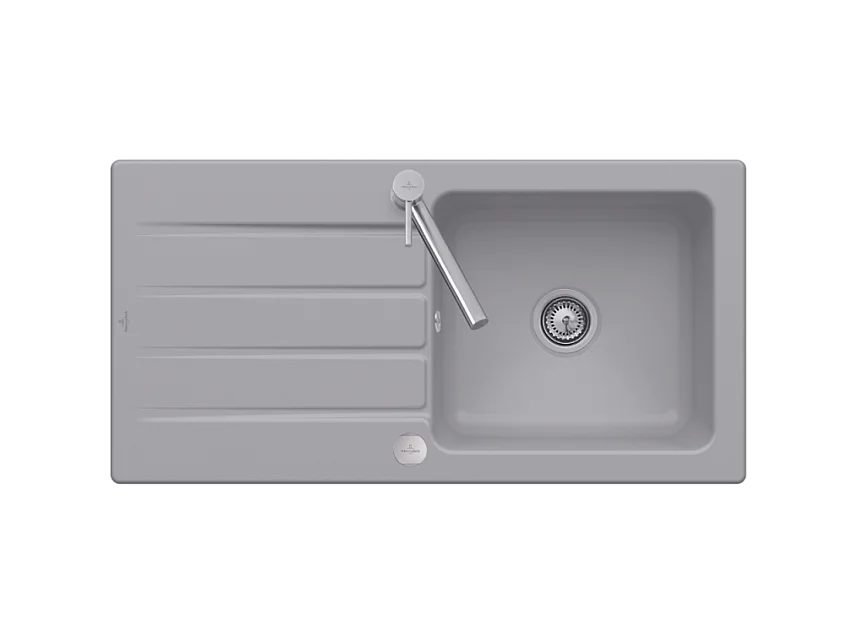 Evier 100x 51 cm VILLEROY ET BOCH Architectura 60 Fossile vidage automatique inclus