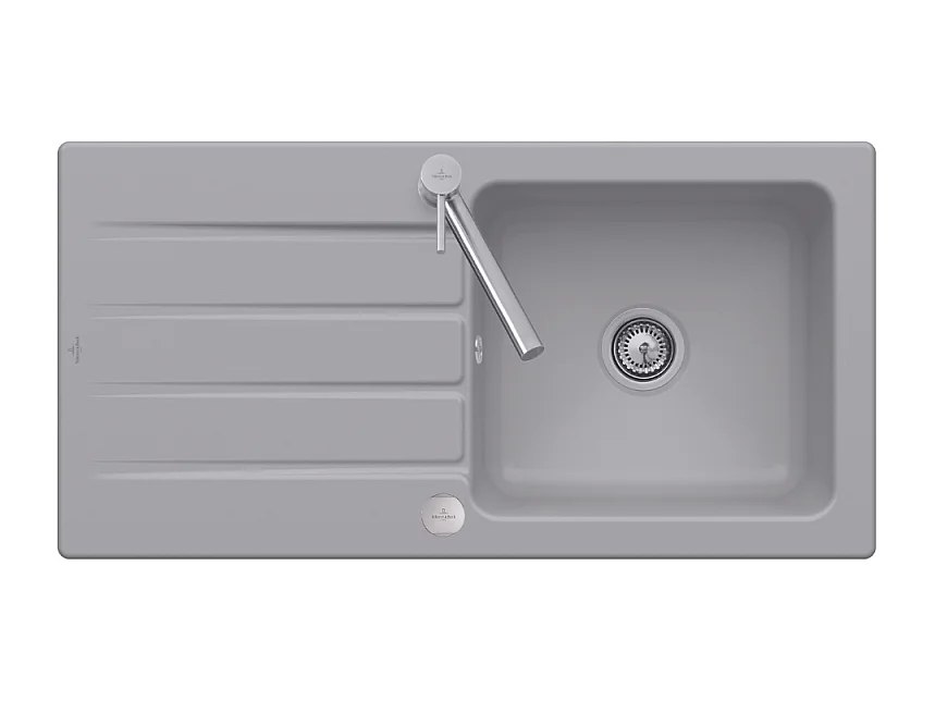 Evier 100x 51 cm VILLEROY ET BOCH Architectura 60 Fossile vidage automatique inclus