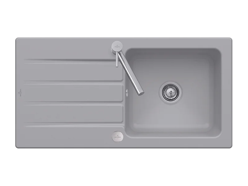 Evier 100x 51 cm VILLEROY ET BOCH Architectura 60 Fossile vidage automatique inclus