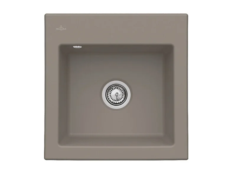 Evier VILLEROY ET BOCH Subway 50 S 52,5 x 51 cm sans egouttoir Timber CeramicPlus