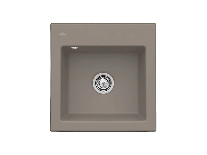 Evier VILLEROY ET BOCH Subway 50 S 52,5 x 51 cm sans egouttoir Timber CeramicPlus
