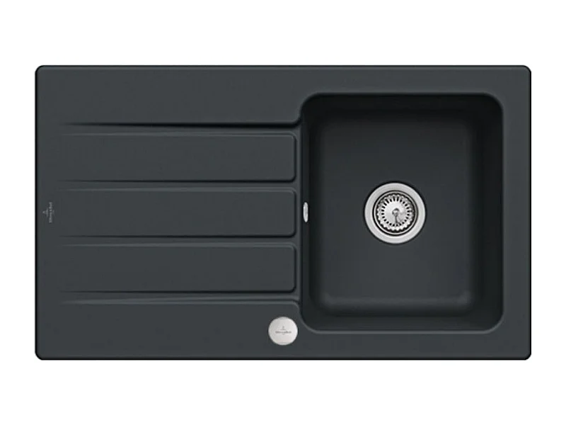 Evier à encastrer 1 bac VILLEROY ET BOCH Architectura 50 Ebony