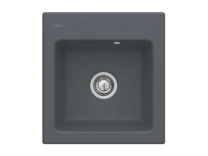 Evier VILLEROY ET BOCH Subway 45 XS Gris graphite  - avec Vidage manuel