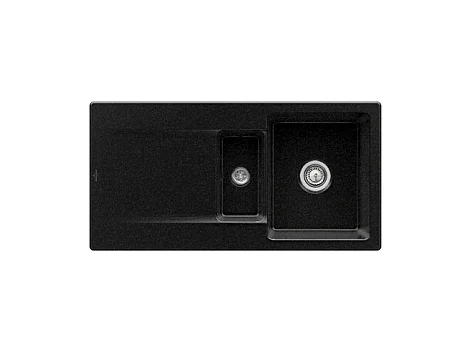 Evier 1 bac 1/2 VILLEROY ET BOCH Siluet 60 R Chromite CeramicPlus