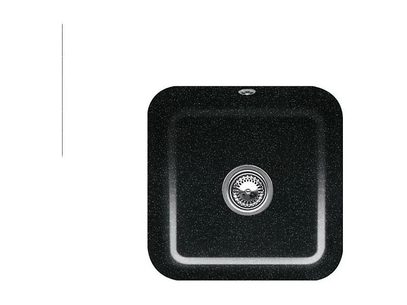 Evier 1 bac VILLEROY ET BOCH Cisterna 50 Chromite CeramicPlus avec vidage automatique