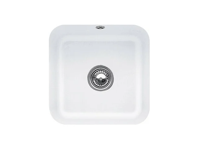 Evier 1 bac VILLEROY ET BOCH Cisterna 50 Stone White CeramicPlus avec vidage automatique