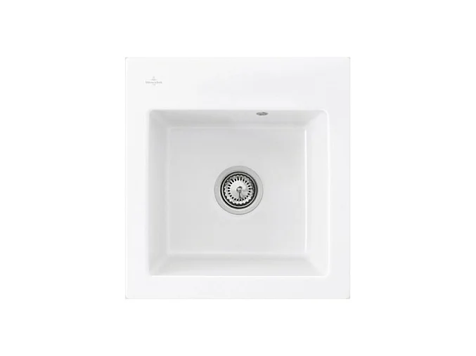 Evier VILLEROY ET BOCH Subway 45 XS Blanc  - avec Vidage automatique
