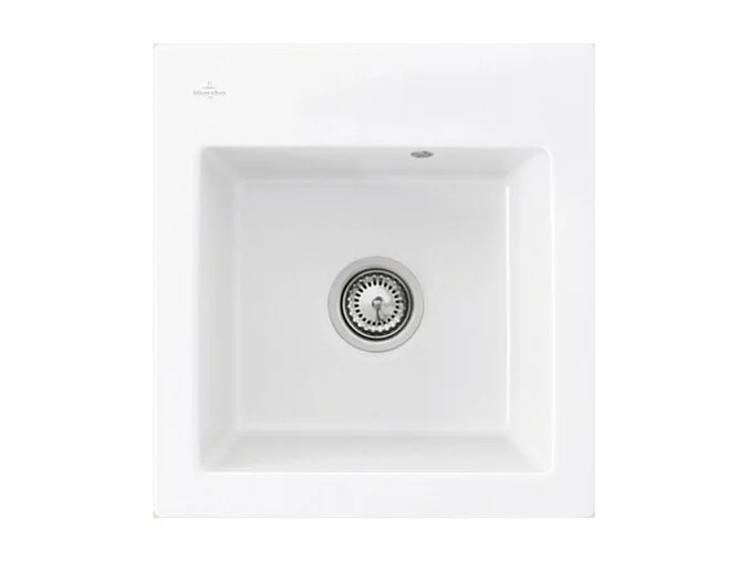 Evier VILLEROY ET BOCH Subway 45 XS Blanc  - avec Vidage manuel