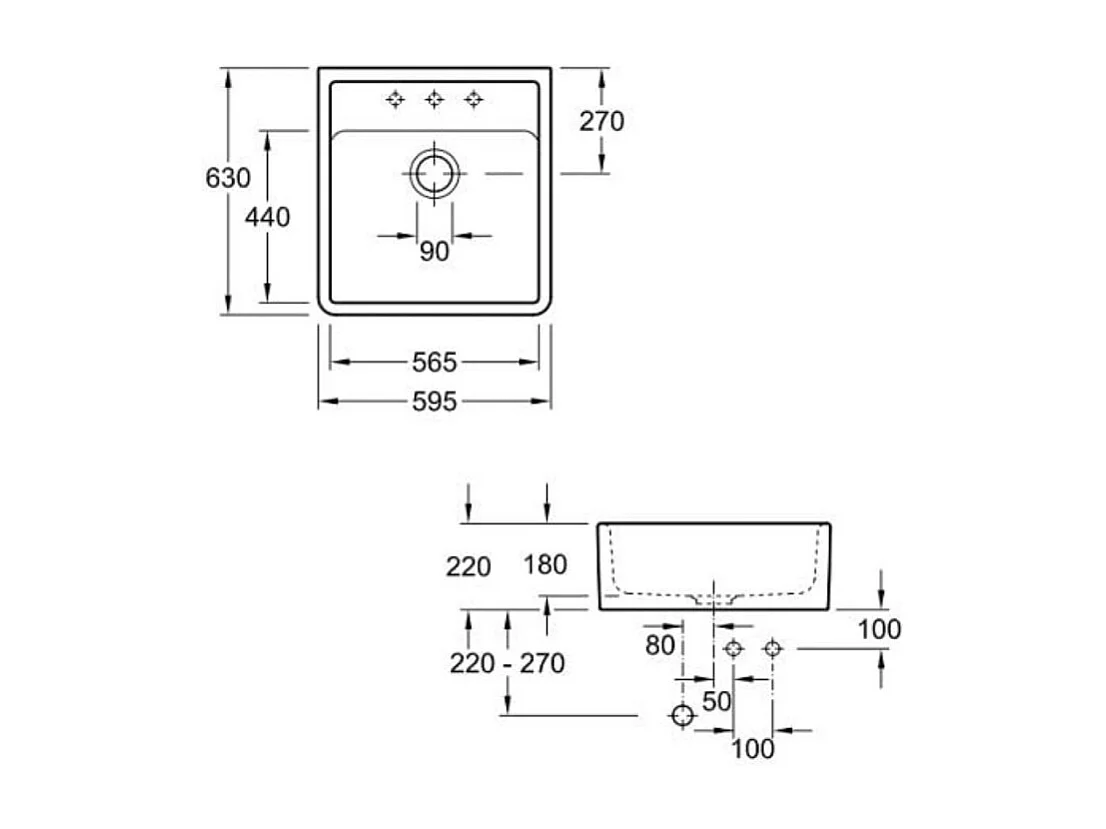 Evier VILLEROY ET BOCH Timbre d'office Tradition 1 bac vidage auto + Robinet de cuisine Avia 2.0 Anthracite