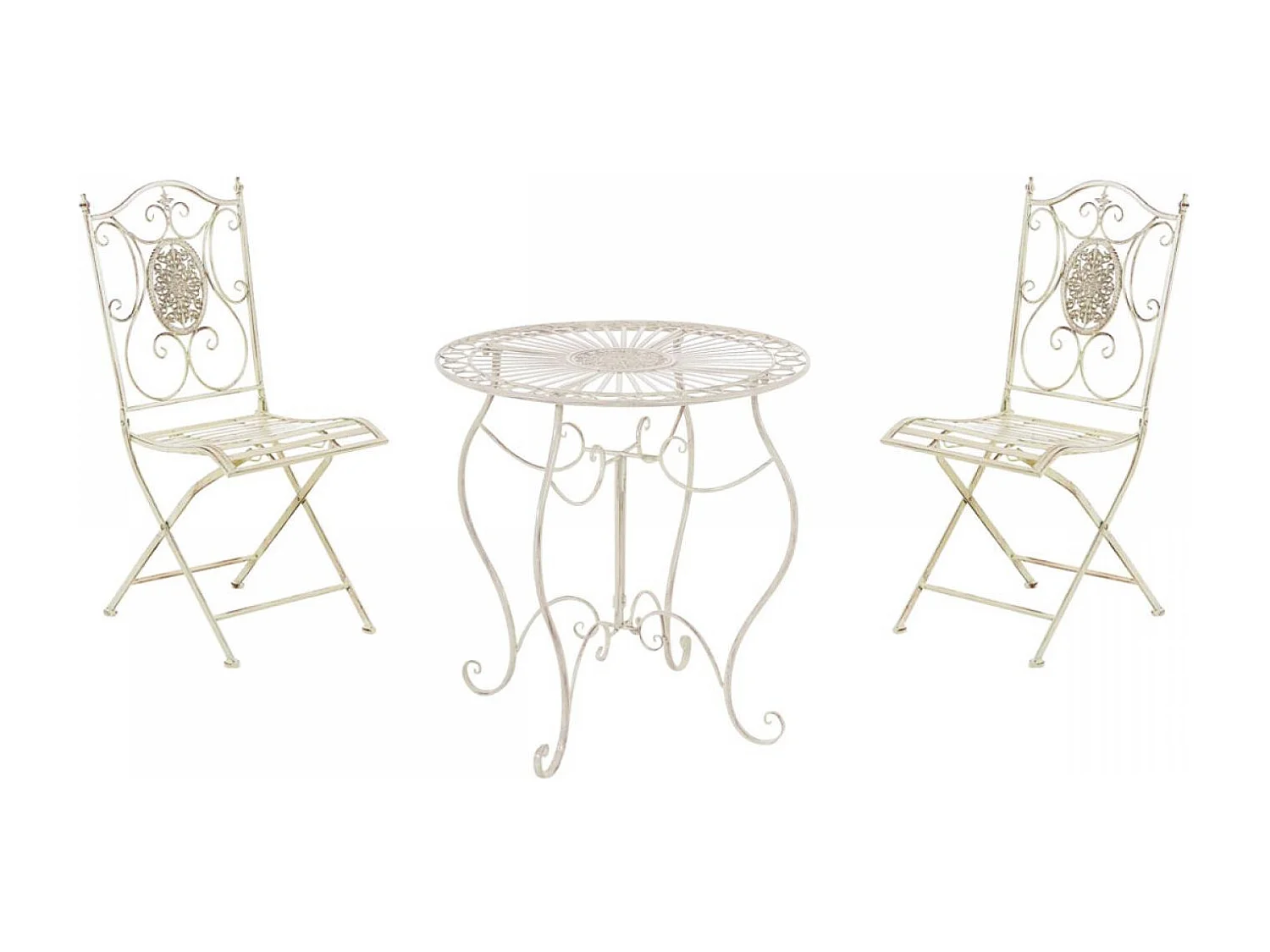 Tuinset - Tabel + 2 Stoelen - Aldeano