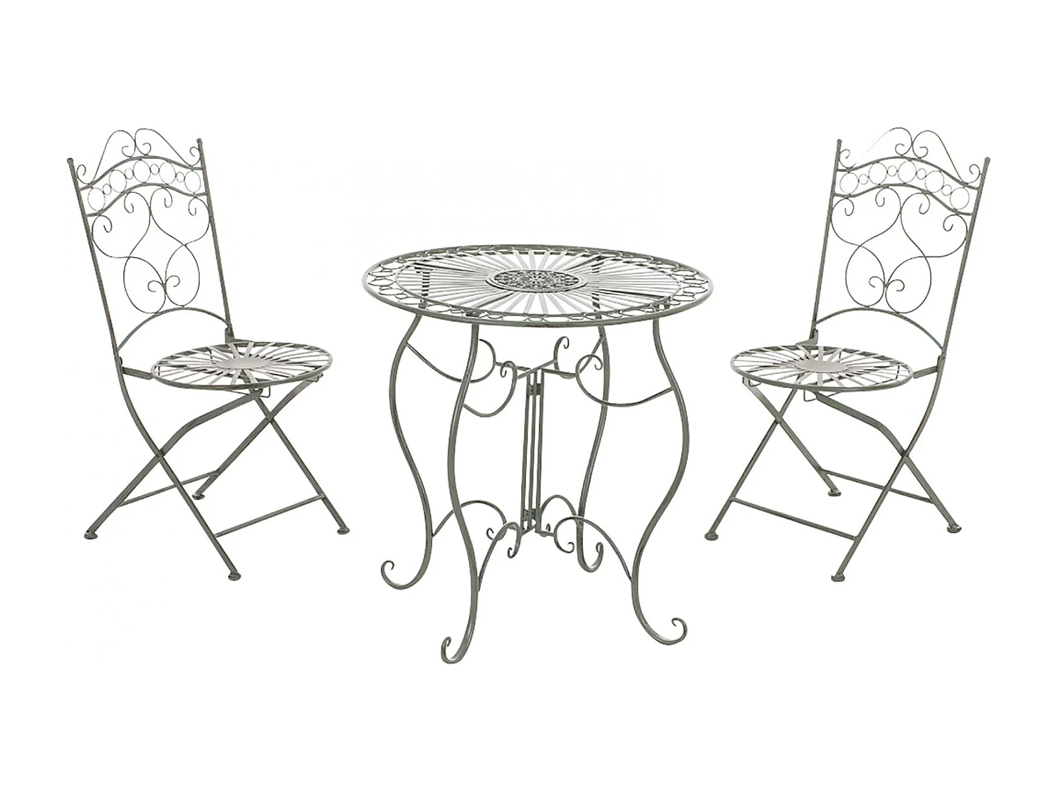 Tuinset - Tabel + 2 Stoelen - Indra