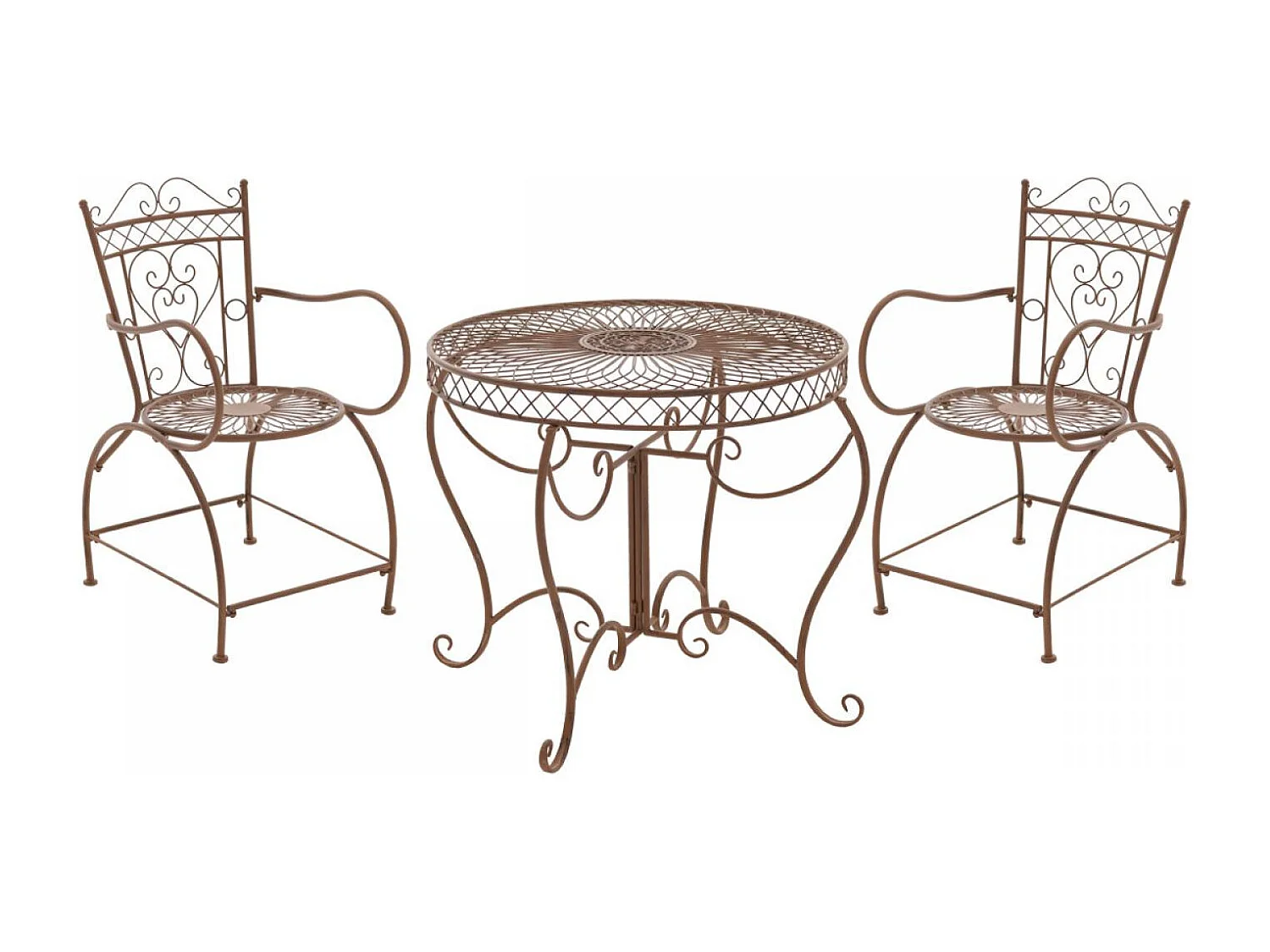 Ensemble de jardin - Table + 2 Chaises - Sheela