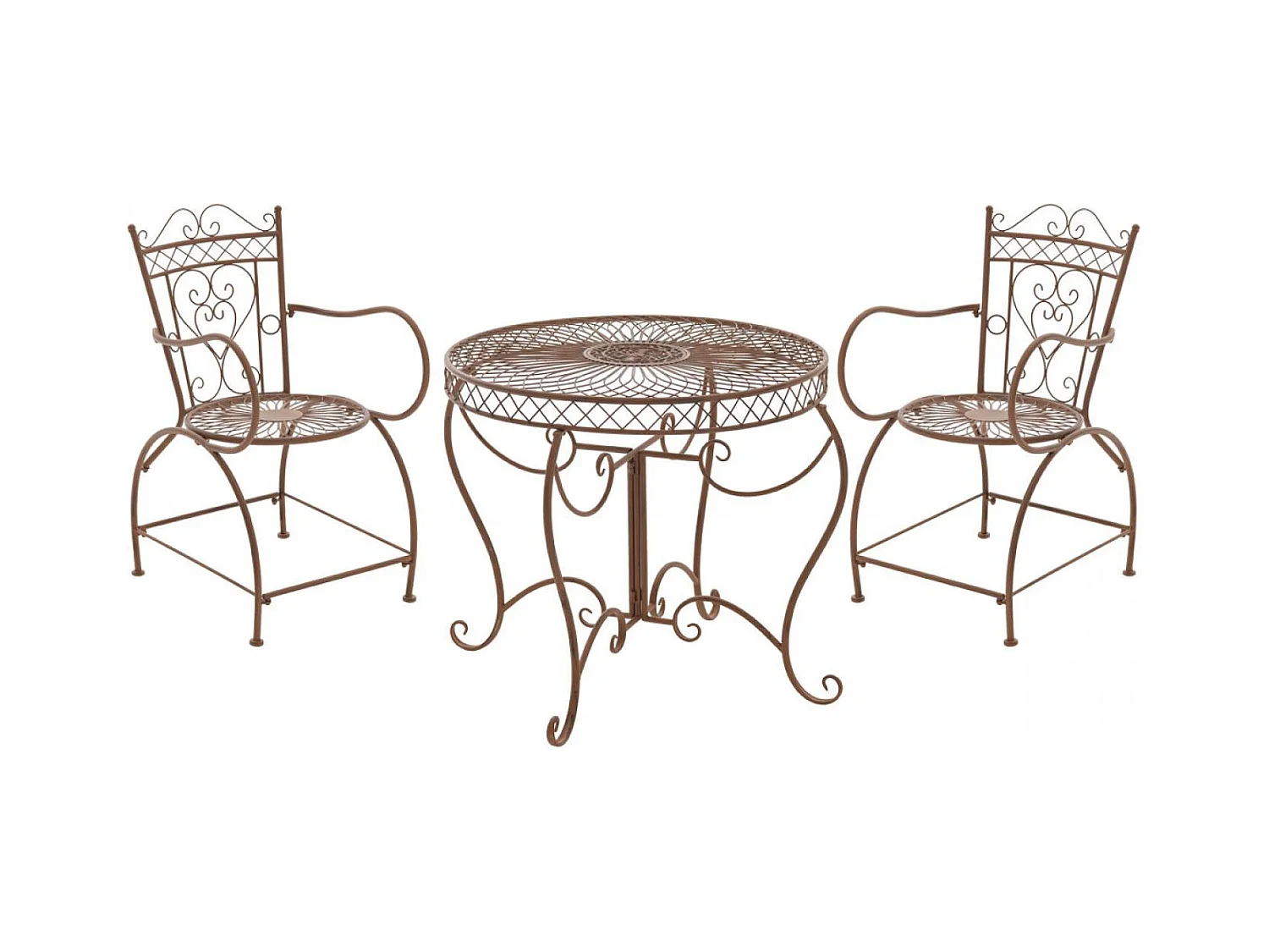 Ensemble de jardin - Table + 2 Chaises - Sheela