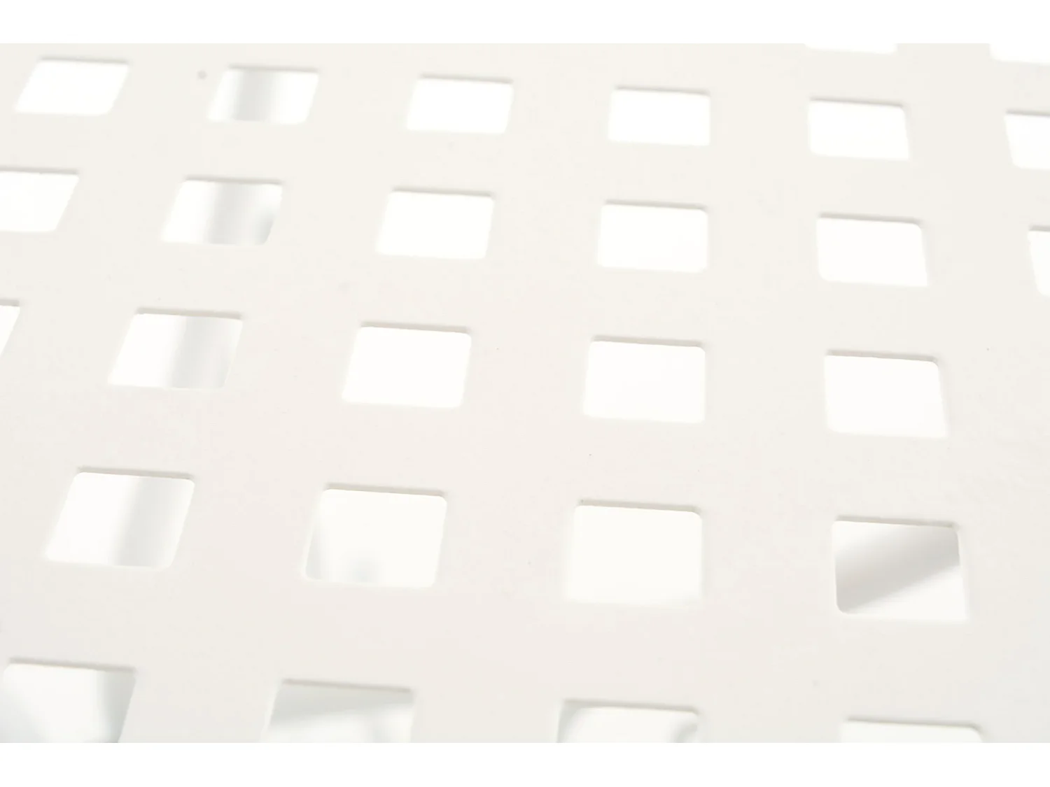 Table d'appoint de jardin - rond Ø 70 cm - Métal - Blanc - Amanda