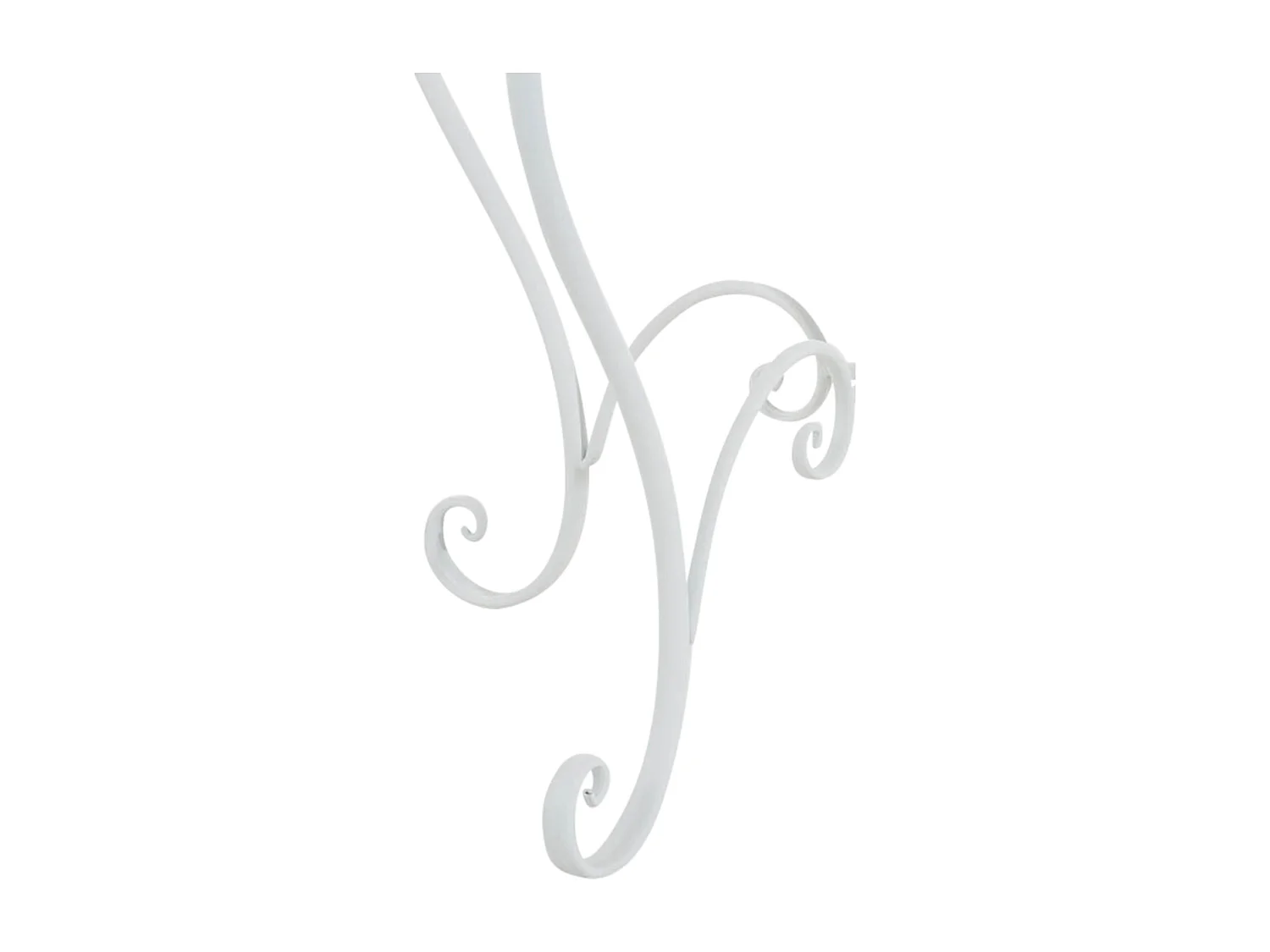 Tavolino da giardino - rotondo Ø 70 cm - Metallo - Blanc - Indra